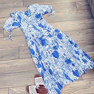 Free people tie arm maxi dress 4